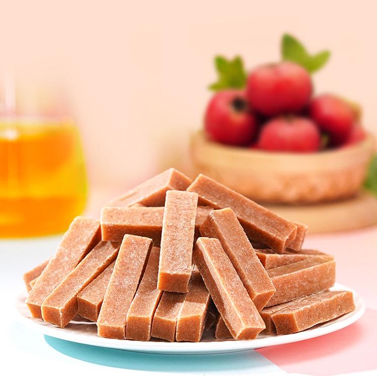 Hawthorn Strips with Mulberry, Dried Tangerine Peel & Blueberry - Pure Fruit Slices, Original Flavor, Popular Internet Snack