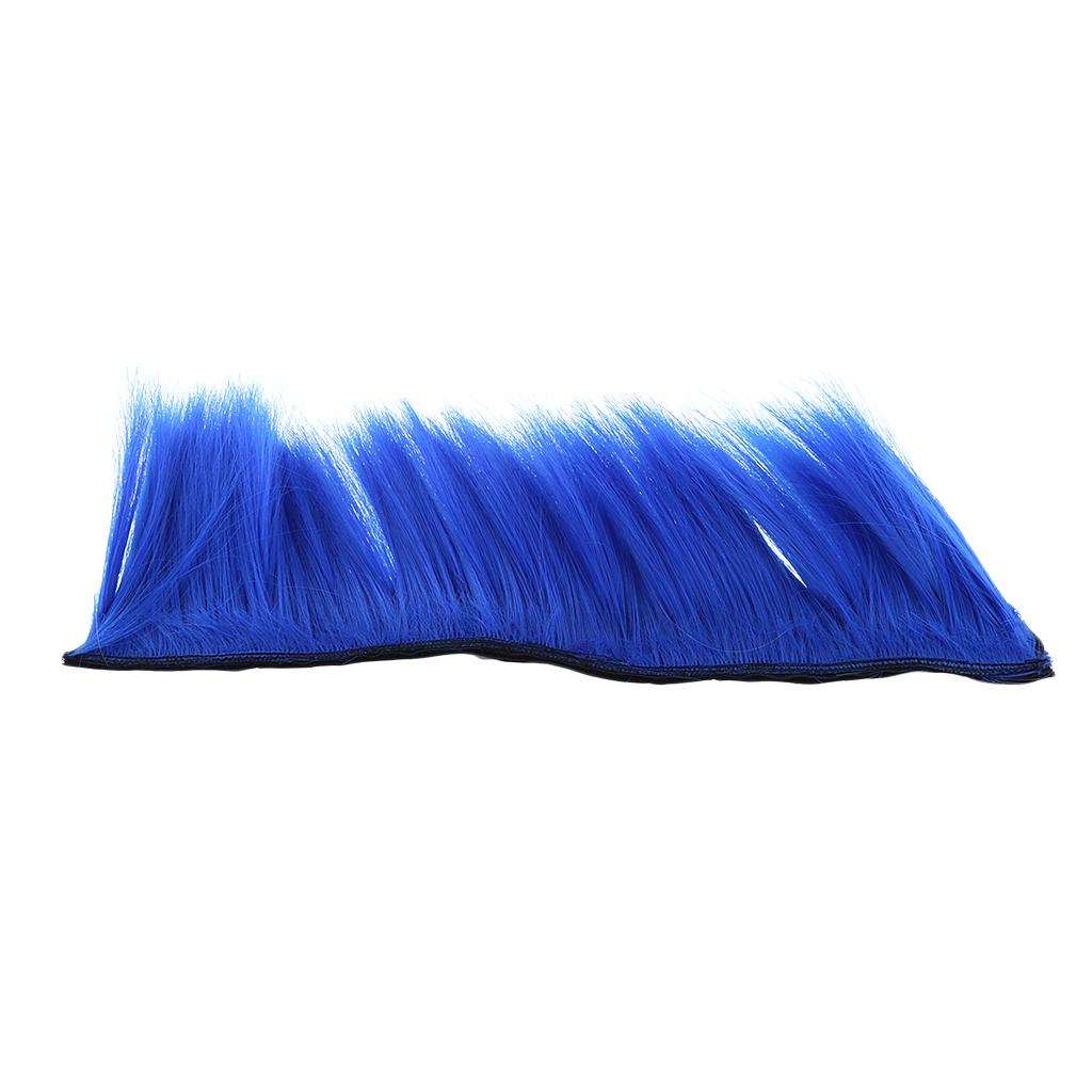 Motorcycle Helmet Mohawk Wig 6 Colors DIY Helmet Hair Horns Car Wash Sponge EVA For Washing Motorcycle Bike Car Window Glass