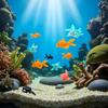 5 Pcs Lifelike Reble Plastic Artificial Moving Floating Fishes Ornament Decorations for Aquarium Fish Tank Pet Supplies