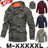 New Men's Waterproof Windproof Military Jacket Hat Mountaineering Suit Multi-pocket Military Tactical Jacket M-5XL