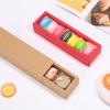 WTEMPO 10PCS Retro Kraft Paper Drawer Style Baking Cookie Boxes Macaron Candy Chocolate Pastry Packaging Gift Boxes