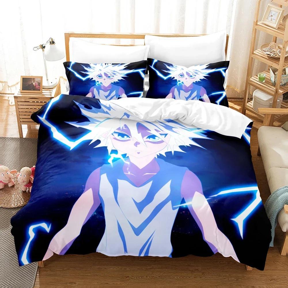 Новый комплект постельного белья Hunter X Hunter Single Twin Full Queen King Size Bed Set Aldult Kid Bedroom Anime