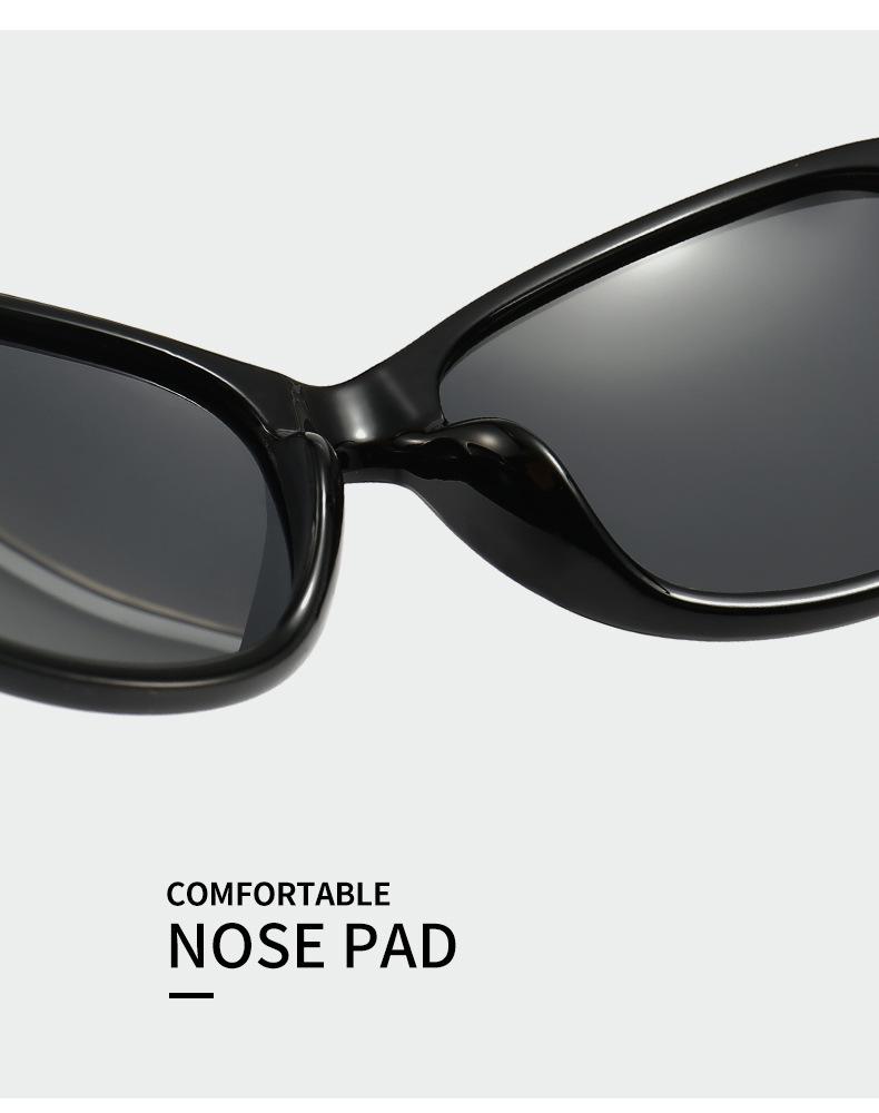 Женские большие поляризованные солнцезащитные очки Diamond Oval, защита от ультрафиолета HD для вождения