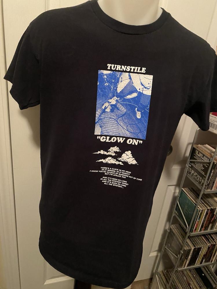 2021 Turnstile Band Shirt Glow On Full Sizes S5XL Cotton Men and Women NZ1794 Unisex T-Shirt