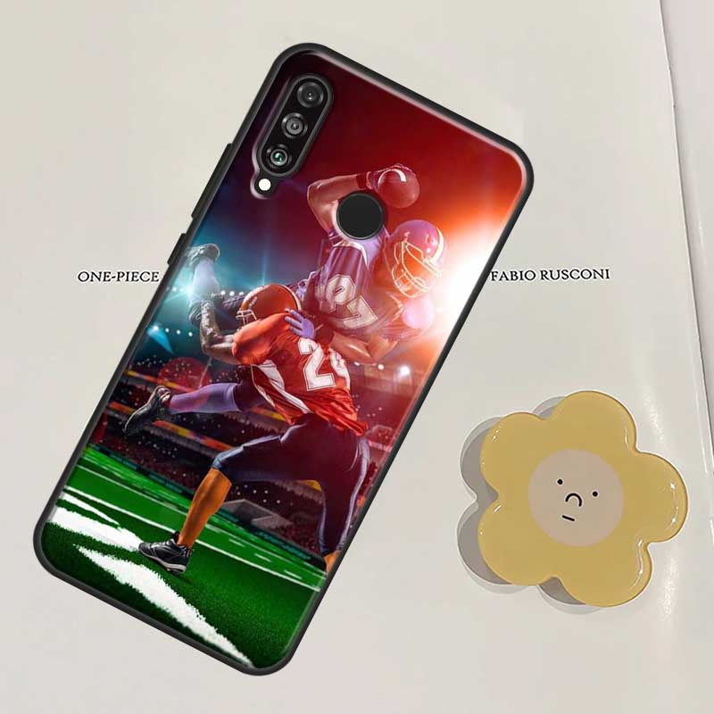 Спорт Американский Футбол Для Huawei Nova Y60 Y70 Y90 Y61 Y91 3i 7i 8i 11i Nova 11 9 10 SE P20 P40 Lite P30 Pro Чехол