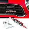 kfwhl7 Suitable for BMW Mini grille badge decoration Cooper JCW personality