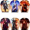 Devil May Cry 3D Printed T-shirt for Men, Personalized Harajuku Short Sleeved Top, Summer Fashion Casual Round Neck Clothing