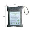 Air Purifying Bag Odor Eliminator Color Changing Indication Activated Bamboo Charcoal Remove Harmful Odorous Gases for New House Car Furniture Grey