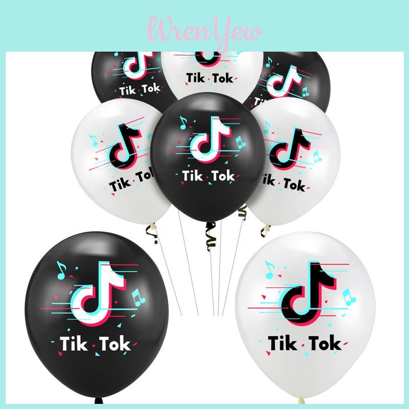 Веселый и красочный латексный шар в стиле TikTok, идеально подходящий для детских и взрослых празднований дня рождения