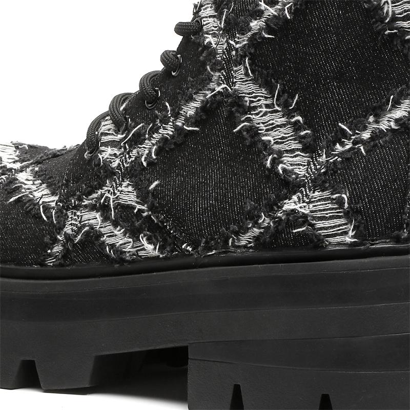 Высококачественные новые парусиновые дышащие ботильоны в уличном стиле для мужской моды, для подростков, повседневная одежда, обувь, увеличивающая рост