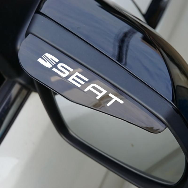 2 шт. Автомобильное боковое зеркало заднего вида Дождевая накладка Наклейка-бровь Для Seat Leon st FR CUPRA Leon MK3 MK2 mk1 хэтчбек 5f Ibiza 3 6J 6L FR Ateca Arona