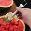 2-in-1 Watermelon Fork Slicers, Watermelon Cutter Summer Fruit Cutting Fork, Head Fruit Forks Knife