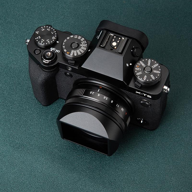 Для Fujifilm Fuji XF27mmF2.8 II XE5 XF23mmF2.8 R WR Металлический бленда с крышкой объектива XF27F2.8 II Бленда объектива с адаптерным кольцом 39 мм