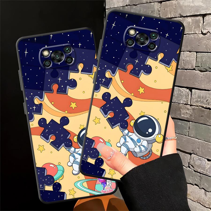 Мультяшный чехол-астронавт для Xiaomi Poco F8 X3 X4 X5 X7 Pro F3 C71 M5 F1 C50 M3 M4 M7 C75 C61 Funda Чехол для телефона