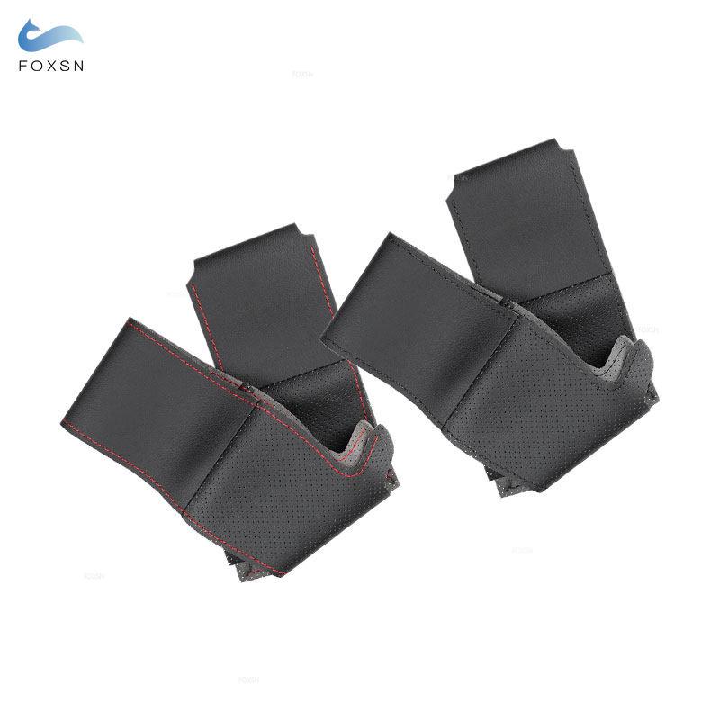 Для Hyundai Solaris Verna 2010-2016 i20 2009-2015 Accent 2012-2017 ручная оплетка автомобильного рулевого колеса Защитный кожаный чехол