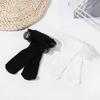 Nylon Girl Gift Cosplay Costumes Accessories Maid Lolita Socks Lace Bow Socks Knee High Transparent