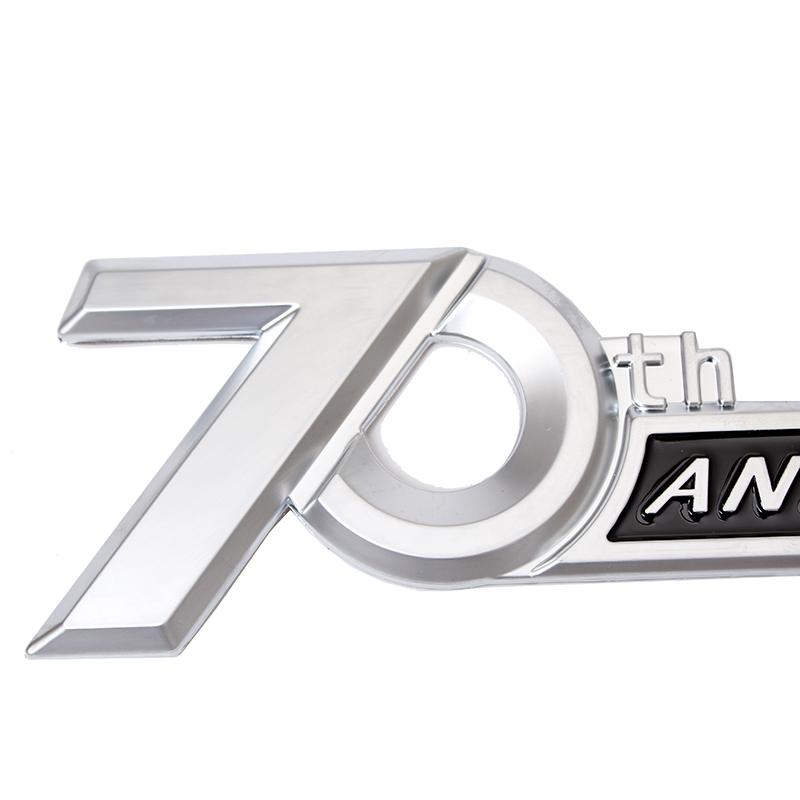 Хромированная ABS Наклейка Боковой Эмблемы 70-го Стиля Для Toyota Land Cruiser 100 200 300 FJ200 LC300 Prado LC120 120 150 LC150 Аксессуары