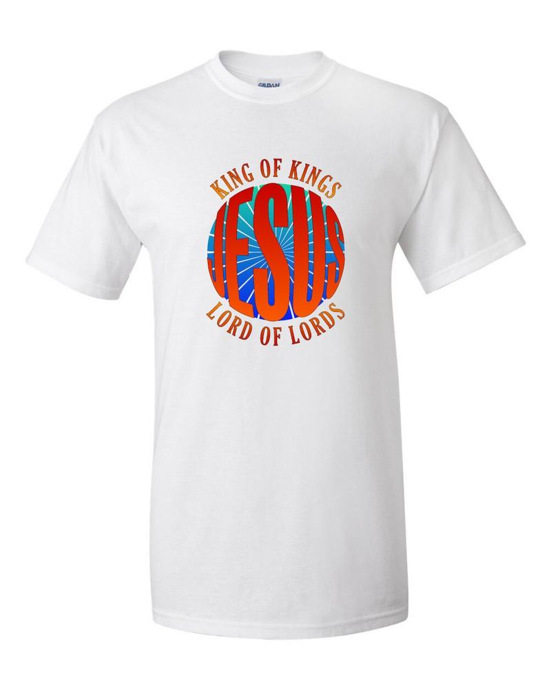 King Jesus - PolyCotton - Short Sleeve Graphic Tee Unisex T-Shirt