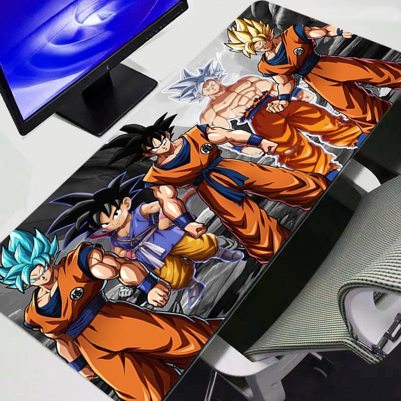 Gaming Mouse Pad Dragon Ball Z DBZ Large Computer Mousepad Desk Mat PC Anime Carpet Keyboard Gamer Accessories Table Durable