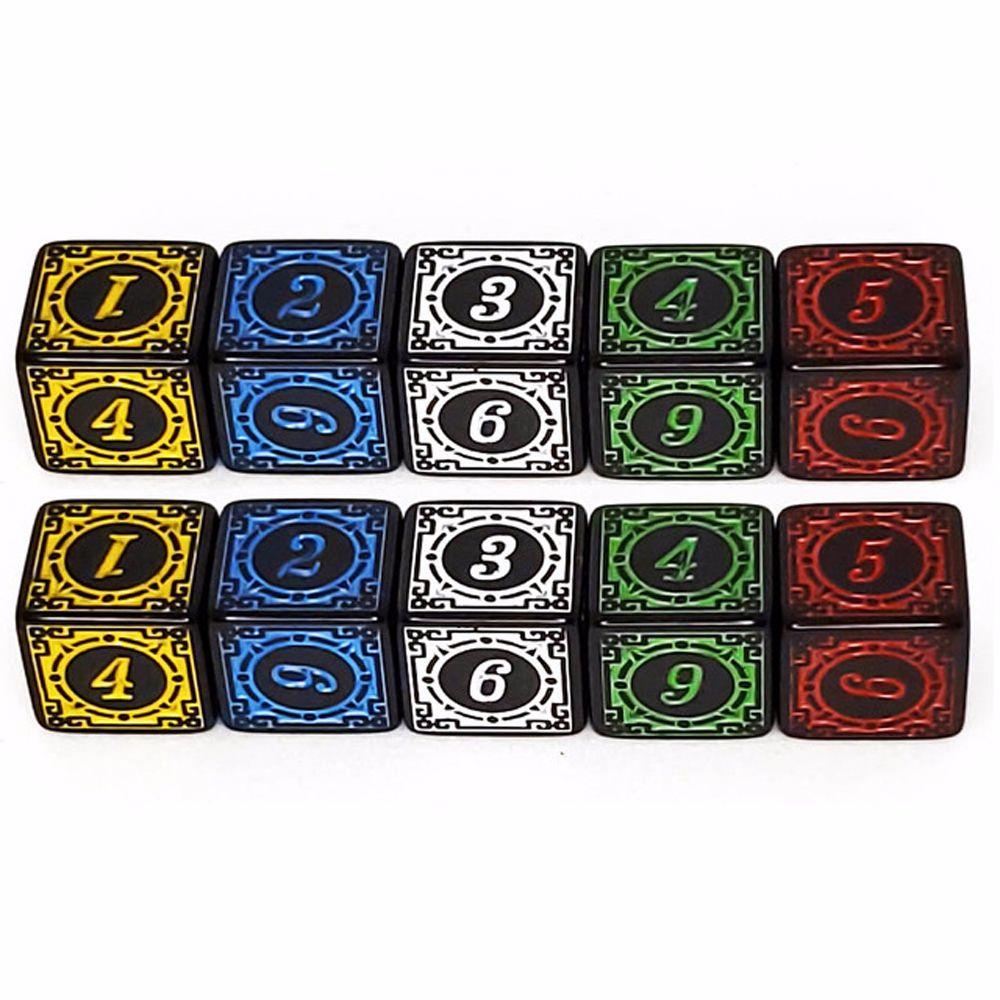 Игрушки D6 Игровые кубики для ролевых игр Многогранные акриловые многогранные