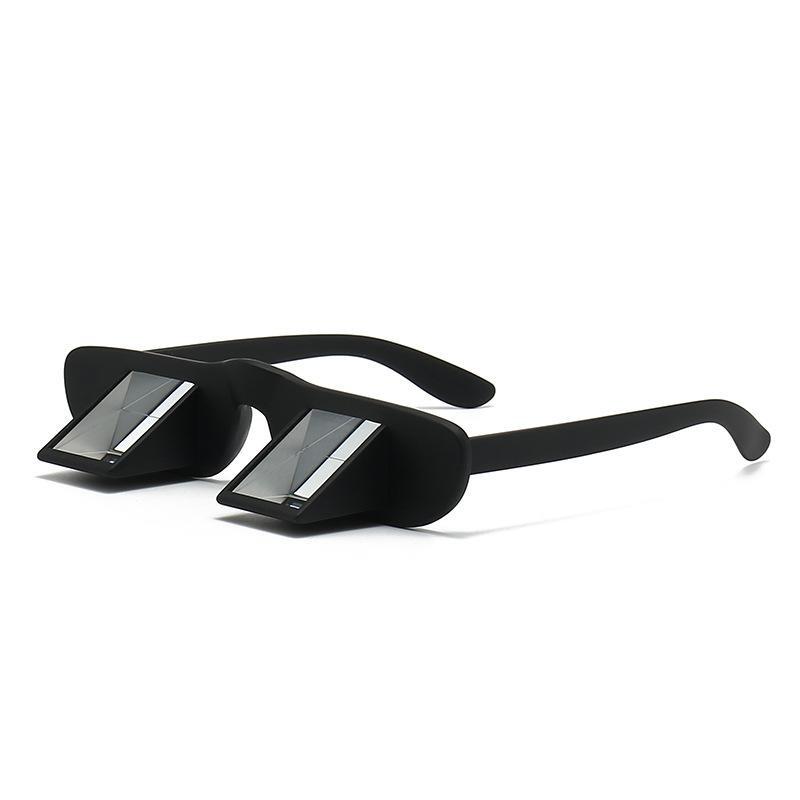 HD Lazy Refraction Glasses, Horizontal View Lie Down Eyeglasses, Outdoor Functional Safety Spectacles for Climbing Mountaineering
