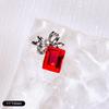 Украшения с бриллиантами Red Pile Готовые персиковые сердечки Rock Sugar Fat Square Crooked Heart Diamond Snowflake Украшения для ногтей Украшения для ногтей
