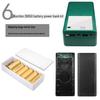 Безпаечный 6-элементный корпус Power Bank с быстрой зарядкой PD для аккумуляторов 26650, комплект