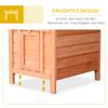 Small Animal Stall Small Animal House with Ramp Wood Green + Natural