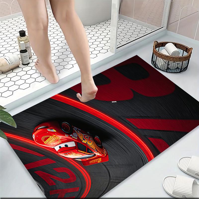 Speedy Race Car Adventure Carpet Rug Soft Washable Antislip Home Living Room Sofa Mats Personalized Christmas Rug