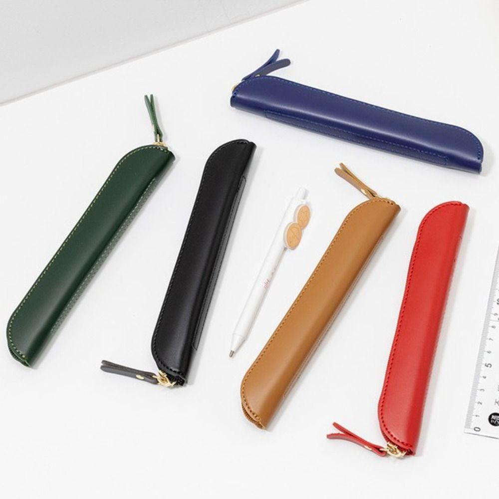 Handmade Business Fountain Pen Case Desktop Organizer Pencil Bag Pen Cover  Stationery