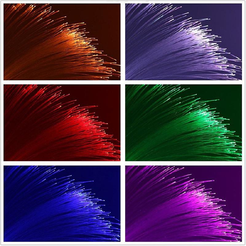 16 Вт Потолочный RGB Светодиодный Комплект Света Управление Приложением Музыка Смарт Управление Для Автомобиля 300 Шт Оптоволокно