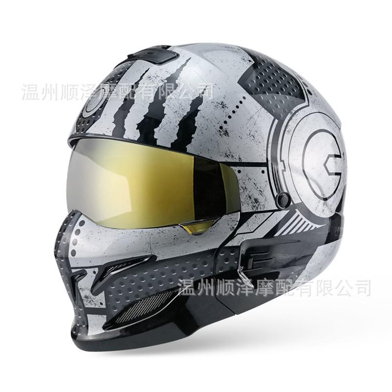 3C Certified Retro Motorcycle Half Helmet With Bluetooth Headset Adult Riders All Season Use