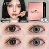 EYESHARE 1 Pair Color Contact Lenses for Eye Makeup Chocolate Korean Softlens Gray Pupils Beautiful Cosmetics Lens
