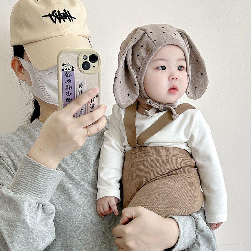 Organic Cotton Baby Beanie With Ear Protection For Winter Season