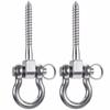 Crochet de plafond - AIMOONSA - Kit 2 SUS304 - Acier inoxydable - Capacité 3600 lb - Pivot 180°
