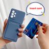 Card Slot Bag Holder Phone Cases For Samsung Galaxy A53 5g A54 A52 A22 A51 A12 A34 A71 A50 A32 4g A21s A13 A42 A33 A72 A14 Cover