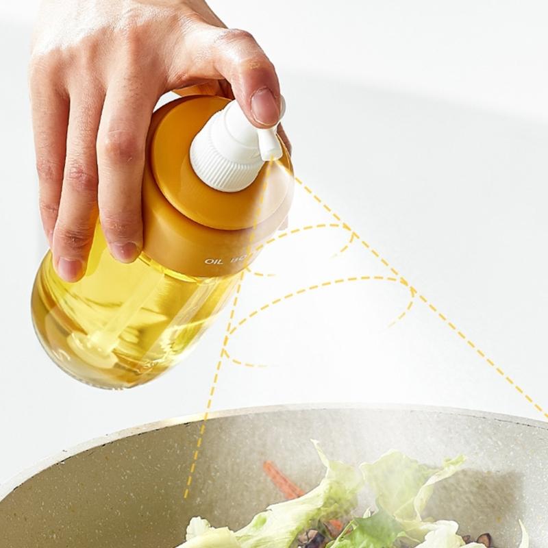 Refillable Kitchen Oil Sprayer Bottle Leakproof  Oil Atomizer Dispenser For Baking Grilling And Air Fryers Use