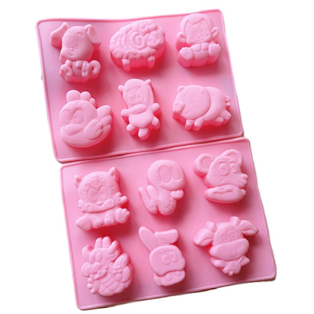 12 зодиакальных силиконовых форм для выпечки торта и шоколада