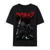 Berserk Gess & Griffith Graphic Cotton T-Shirt,Japanese Anime Unisex Short Sleeve Crewneck Shirt