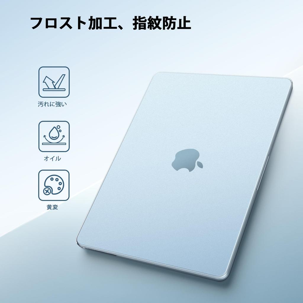 Бронированный чехол EooCoo для MacBook Air Дюймовый M4 M3 M2 Совместим с A3449 A3240 A3113 A2681 2025 2024 Соответствует Midnight MacBook Air Матовый Защитный Жесткий