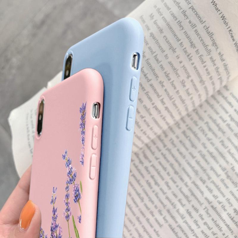 Мягкий силиконовый чехол с цветочным узором для Samsung A55 M35 S24 Xiaomi Redmi Note 13 Pro 13C iPhone Huawei Honor Realme Camera Защитный противоударный чехол