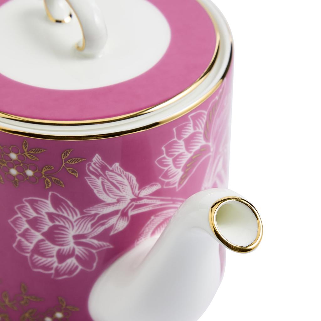[Officially Imported] Wedgwood Wanderlust Tonkin Teapot, Approx. 450ml, Pink, Wedding Gift, Product Number 1078224