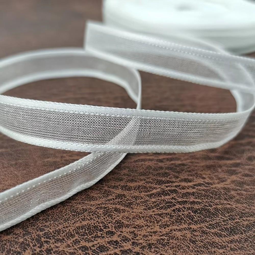 Solid Color Organza Ribbons DIY Broadside Ribbons New Gift Wrapping Ribbon Handmade Crafts