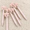 10pcs Set Pink Ballpoint Pen Bow Knot Design Sign Pen Cute Gel Pen  Student Stationery
