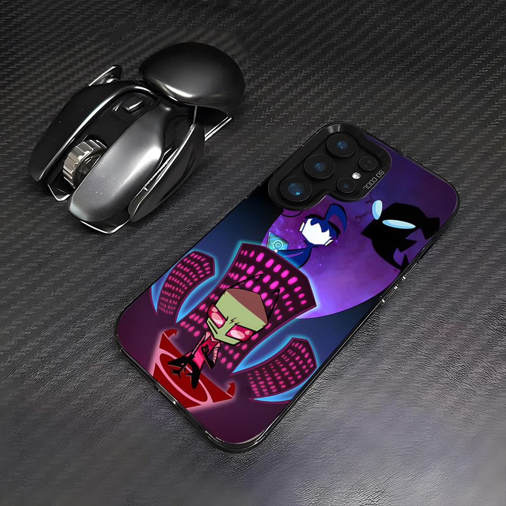 Мультяшный чехол для телефона I-Invader Zim для Samsung A25 A33 5G A54 A36 A35 A56 A52 A14 Ударопрочный цветной чехол