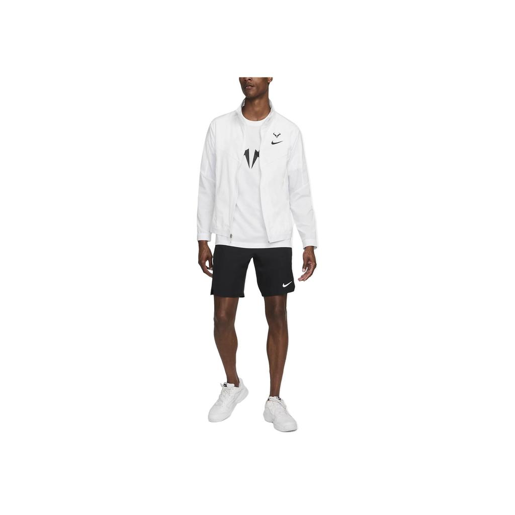 Nike Куртка на молнии с длинным рукавом и принтом логотипа Мужские куртки Белый DD8537-100