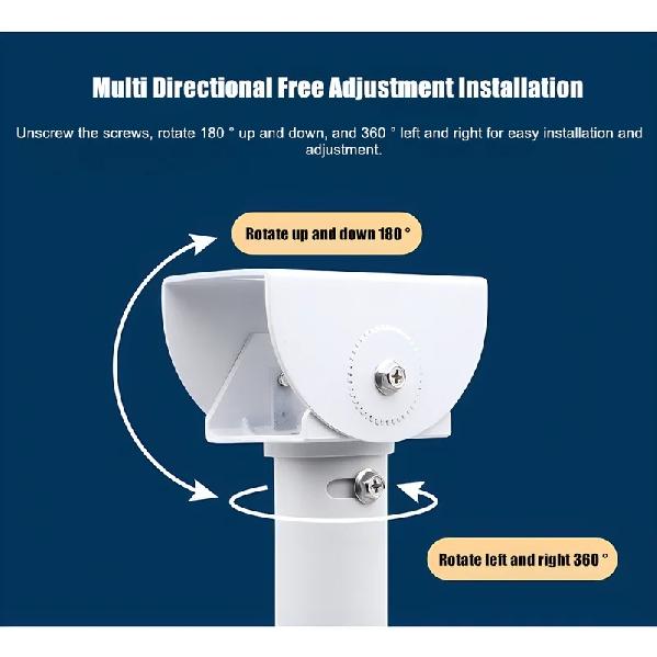 I Type Aluminum Alloy Long Arm Extended Thickened Security CCTV Camera Ceiling Mount Bracket Vertical Standing Camera Support