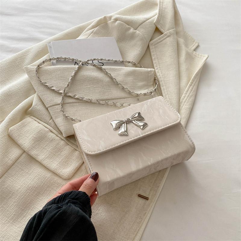 Stylish Trendy Street Chic Crossbody Bag For Women 2024 Summer Chain Shoulder Bag With Magnetic Closure