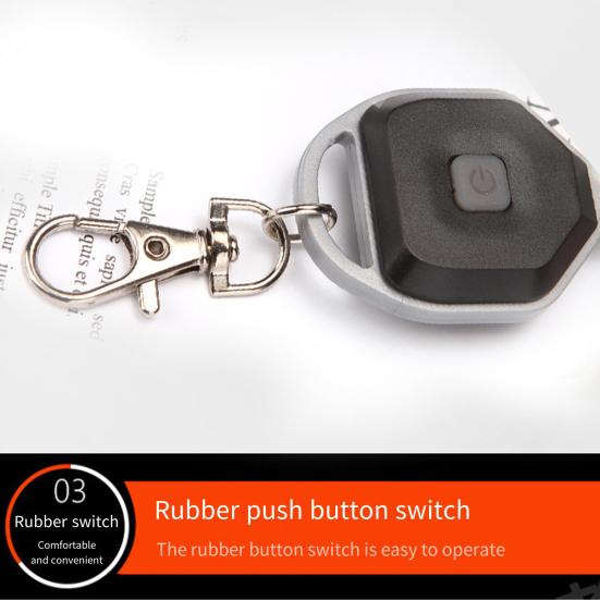 Mini LED Keychain Flashlight Bright Tiny Light Super Bright High Lumens Lightweight Adjustable LED Key Holder Light