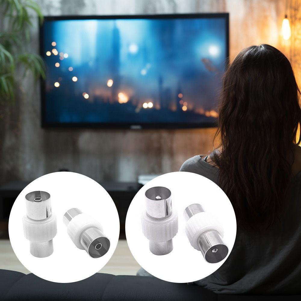 Male To Male RF Coaxial Plugs Female To Female Coax Converter Adapter Connector